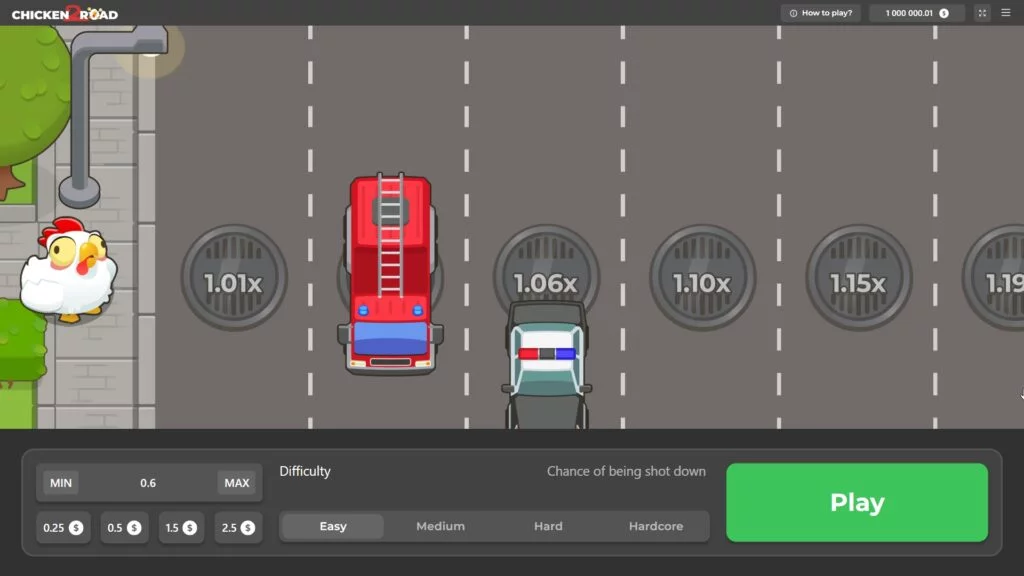 Chicken Road 2 Mobile - Interfaccia ottimizzata per smartphone
